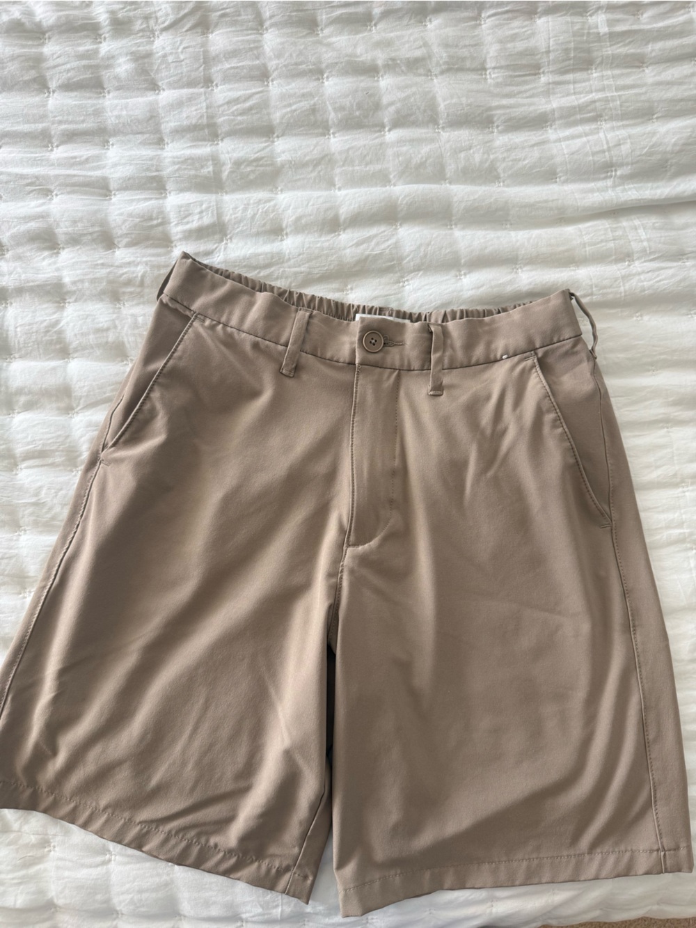 abercrombie kids Taupe Chino Shorts